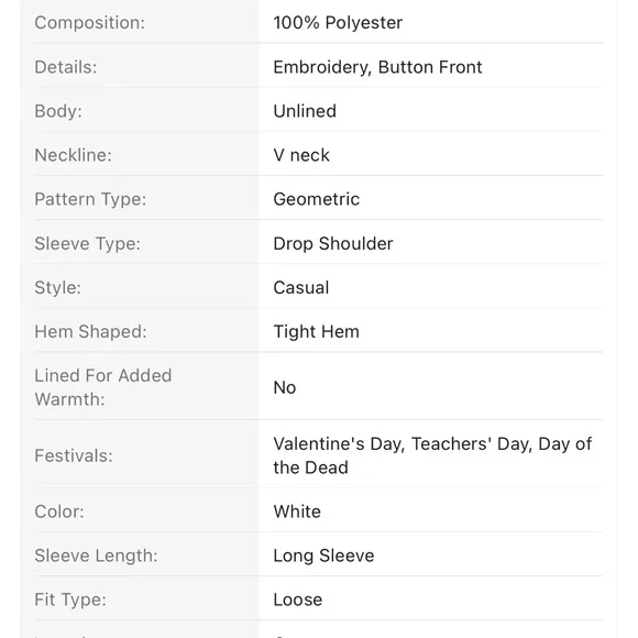 White Heart Patterned Women's Sweater - Picture 4 of 4